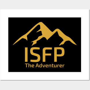 ISFP The Adventurer MBTI types 14E Myers Briggs personality gift with icon Posters and Art